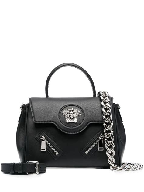 versace donna borsa nero black|Borsa a mano piccola La Medusa Nero .